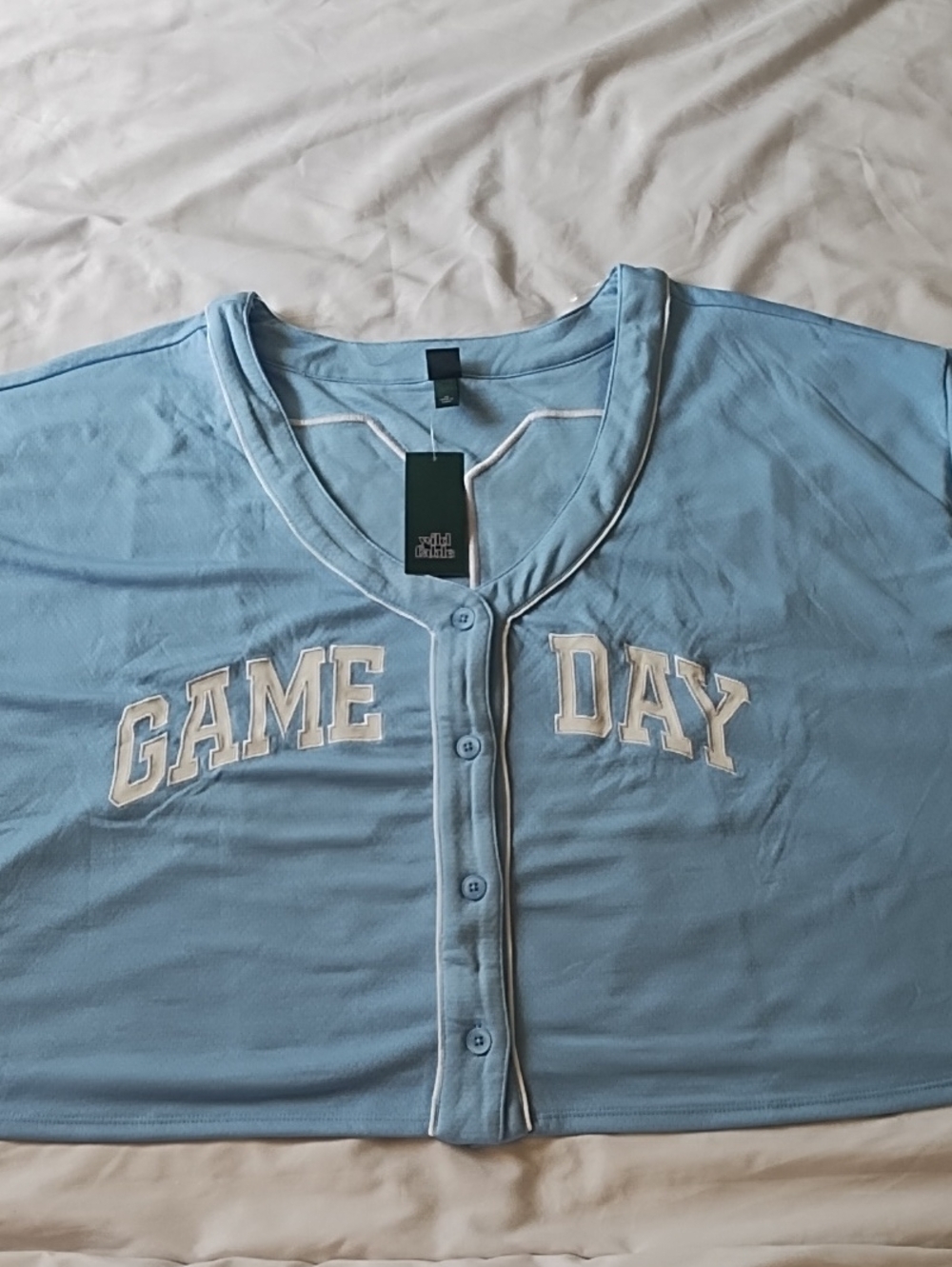 Wild Fable "Game Day" Crop Jersey